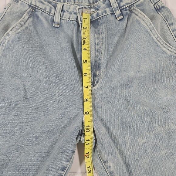 Fashion Casual XS High-Waisted Wide Leg - Women's Denim Jeans with Pockets - Picture 6 of 9